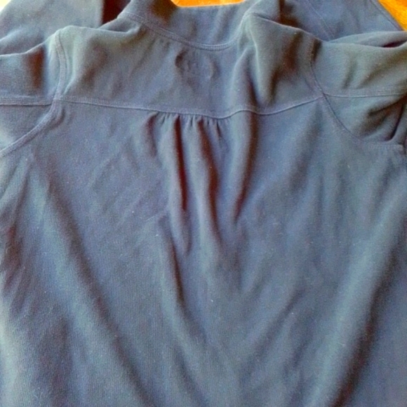 🍀EUC Black 100% Cotton Merona Full Zip Sweater Jacket!!!! - Picture 6 of 8